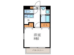 BRAINS Luck Westの物件間取画像